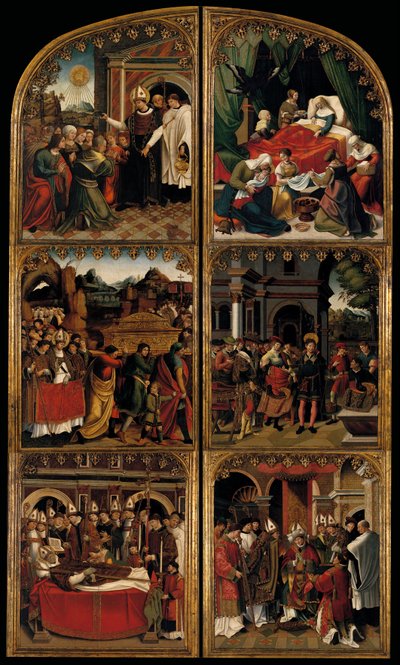 Türen des Altars von Saint Eligius von Pedro Nunyes